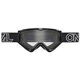 O'NEAL | Fahrrad- & Motocross-Brille | MX MTB DH FR Downhill Freeride | Erfüllt die Norm EN1939 für Motorradbrillen, UV-Schutz | VAULT Goggle Solid | Schwarz | One Size