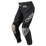 O'NEAL | Motocross-Hose | MX Enduro | Maximale Bewegungsfreiheit, Atmungsaktives & langlebiges Design, Luftdurchlässiges Innenfutter | Pants Matrix Ridewear | Erwachsene | Schwarz Grau | Größe 30/50