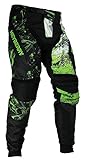 HEYBERRY Motocross Enduro Quad Hose schwarz grün Gr. L