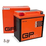 GP-PRO GB9-B 12V 9Ah GEL-Batterie (Kompatibel mit YB9-B / 50914) (Wartungsfrei & Versiegelt) Akkumulator Motorrad Roller Motorradbatterie Rollerbatterie