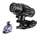 Action Cam für Fahrrad 1080P HD Helmkamera 120° Weitwinkel Sportkamera mit Videoaufnahme & Fotografieren