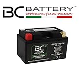 BC Lithium Batteries BCTZ10S-FP Motorrad Lithiumbatterie LiFePO4, Black, 1