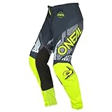 O'NEAL | Kinder | Motocross-Hose | Enduro MX | Maximale Bewegungsfreiheit, Leichtes, Atmungsaktives und langlebiges Design | Youth Pants Element Camo V.22 | Grau Neon-Gelb | Größe 26