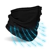 AktivPlus® Premium Schlauchschal Herren und Damen schwarz - Bandana Mundschutz Multifunktionstuch Gesichtsmaske Schlauchtuch Halstuch für Motorrad - elastisch und atmungsaktiv