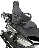 GIVI S650 schwarzer universell montierbarer Kindersitz für Motorroller