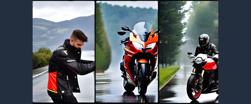 Wasserdichte Motorradjacken für Regenfahrten kaufen