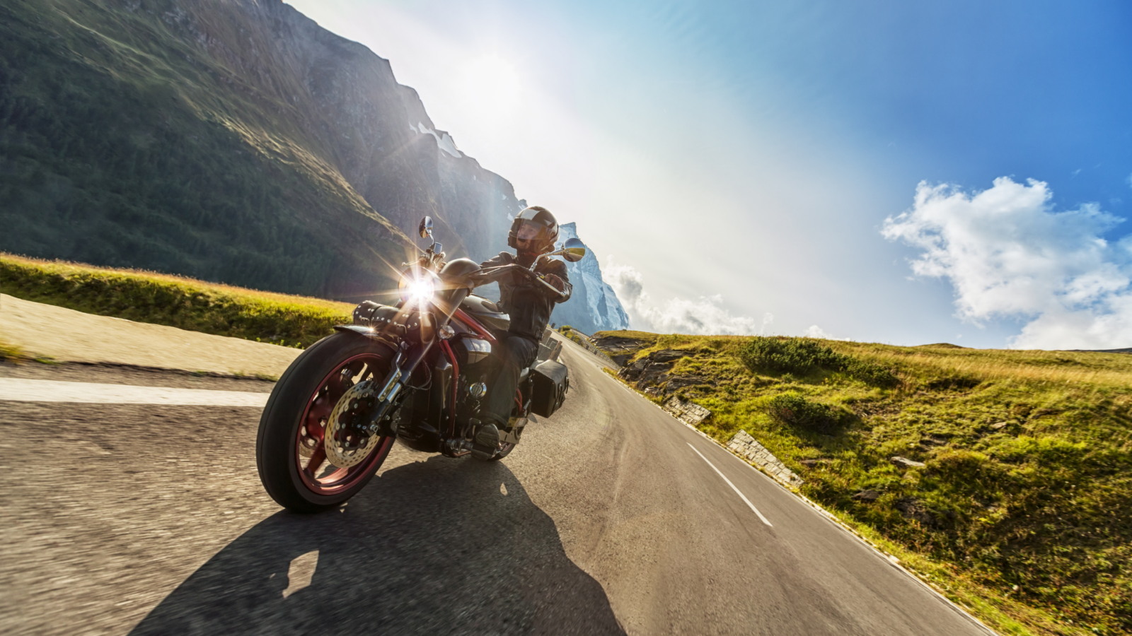 Alpenpaesse Motorradtour