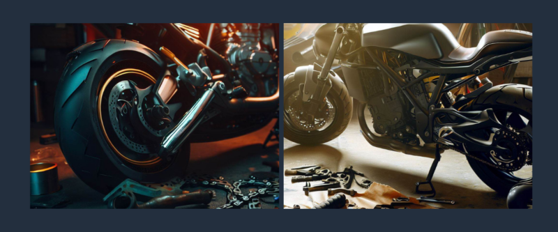 Motorradkette mit dem passenden Werkzeug fachgerecht wechseln